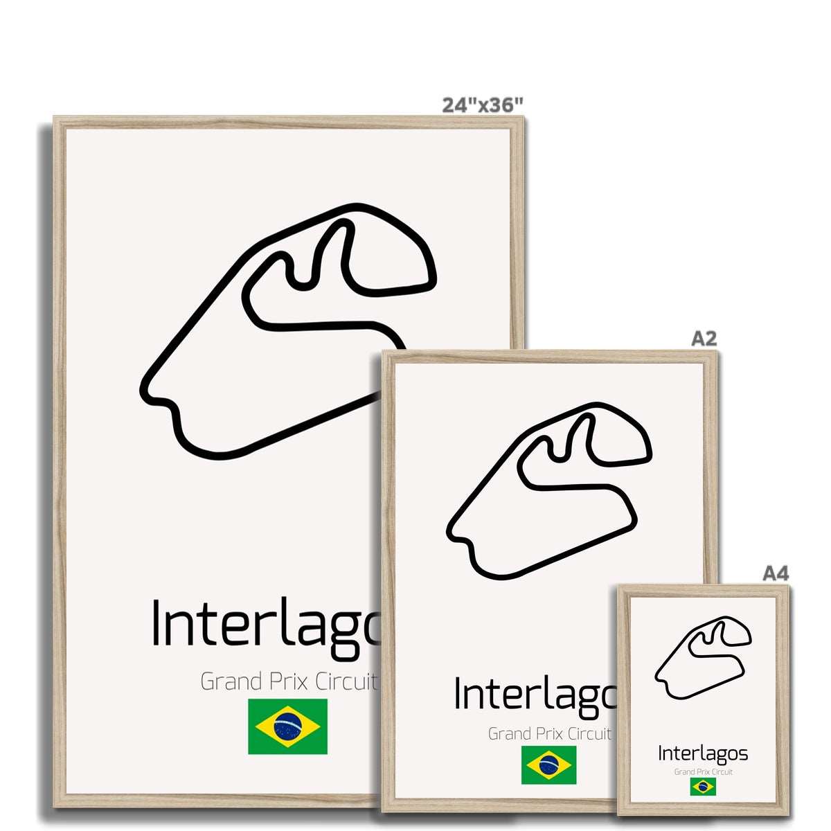 Formula 1 Motorsports Art Prints. Circuit layout premium art prints.