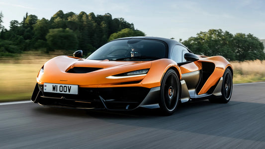 The all-new McLaren W1 rear-wheel-drive hybrid hypercar, featuring a 4.0-liter twin-turbo V8 engine and cutting-edge aerodynamic design.