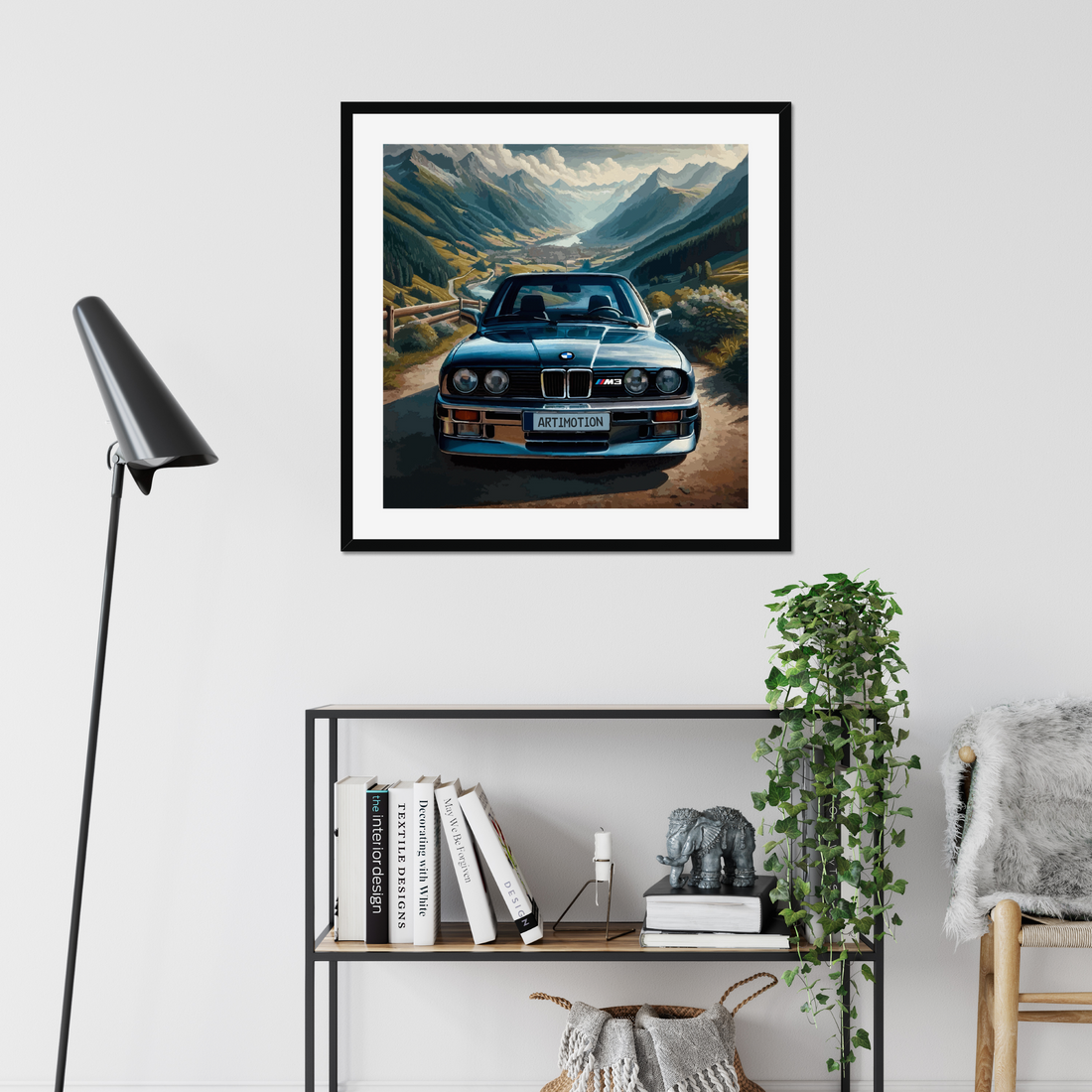 Tips for Transforming your Space with Unique Framed Car Wall Art Artimotion