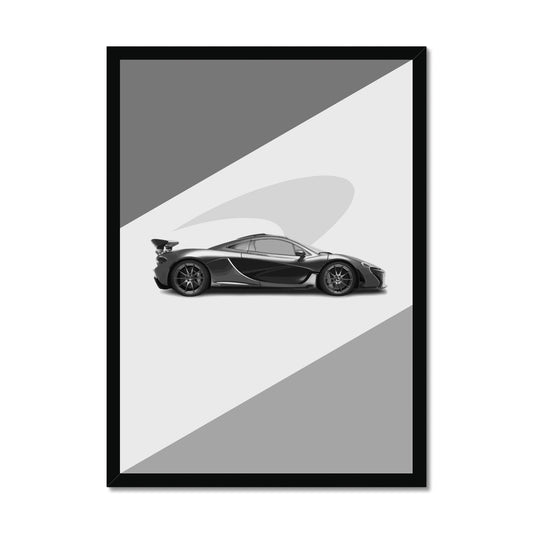 McLaren P1 - Framed Car Art Prints - McLaren - Automotive Art