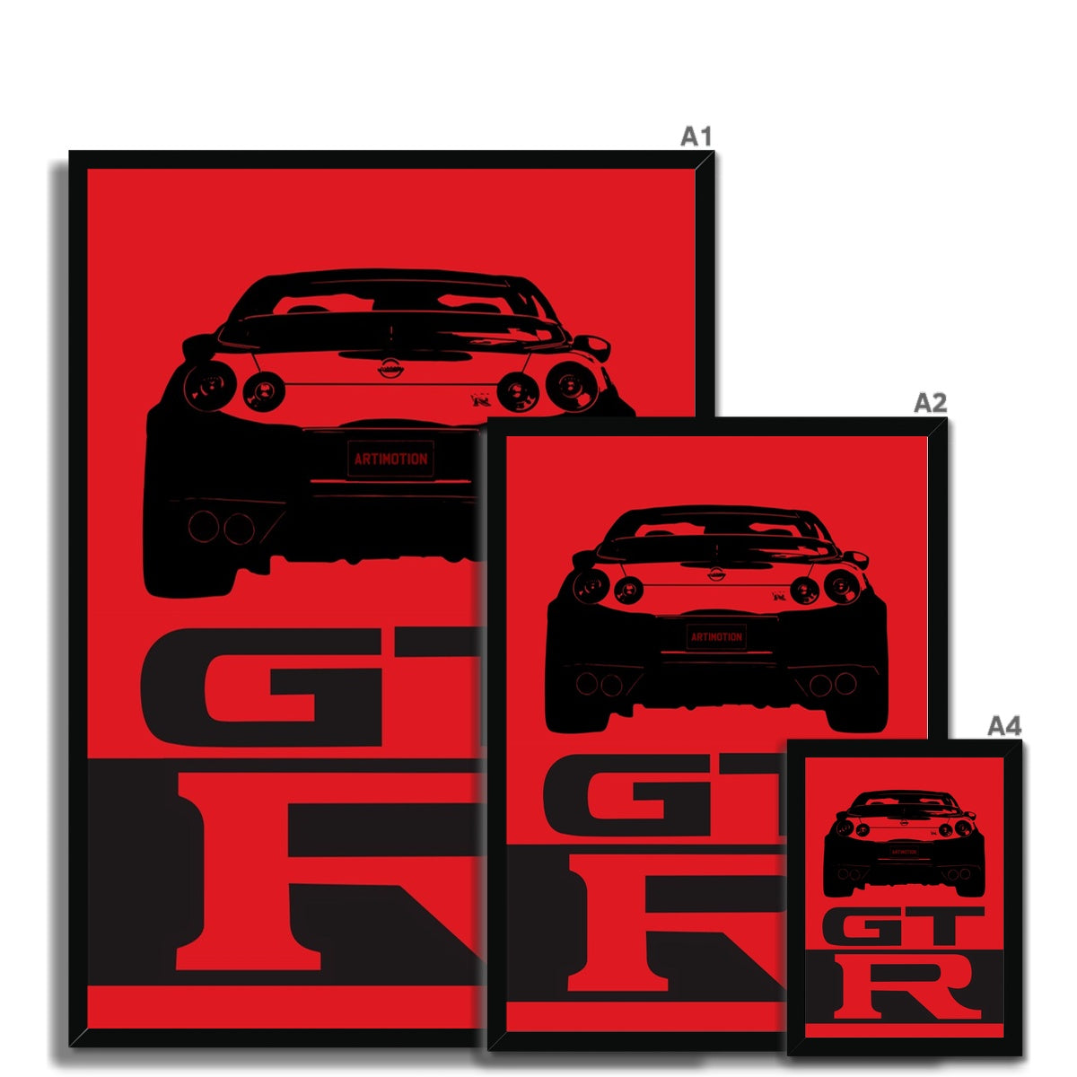 Nissan GTR R35. Nissan Nismo. Nissan GT-R Premium Framed Wall Art