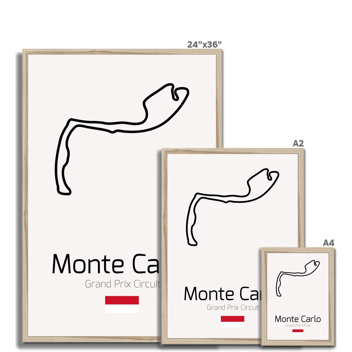 Formula 1 Motorsports Art Prints. Circuit layout premium art prints.