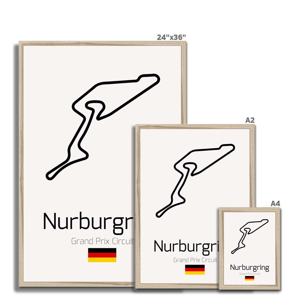 Formula 1 Motorsports Art Prints. Circuit layout premium art prints.