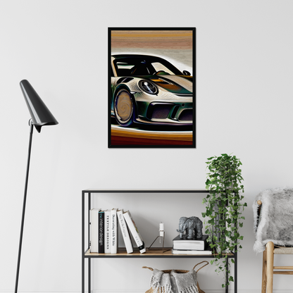 Porsche 911 Turbo S - Car Art - Framed Prints - Car Posters