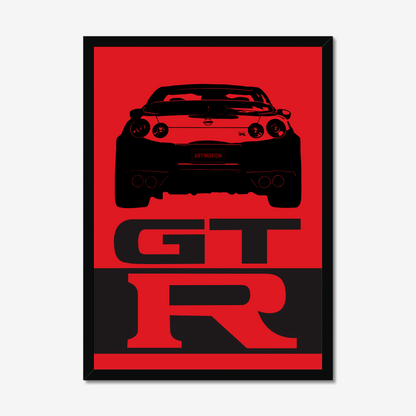 Nissan GTR R35. Nissan Nismo. Nissan GT-R Premium Framed Wall Art