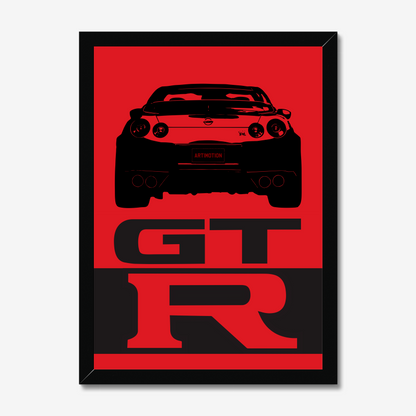 Nissan GTR R35. Nissan Nismo. Nissan GT-R Premium Framed Wall Art