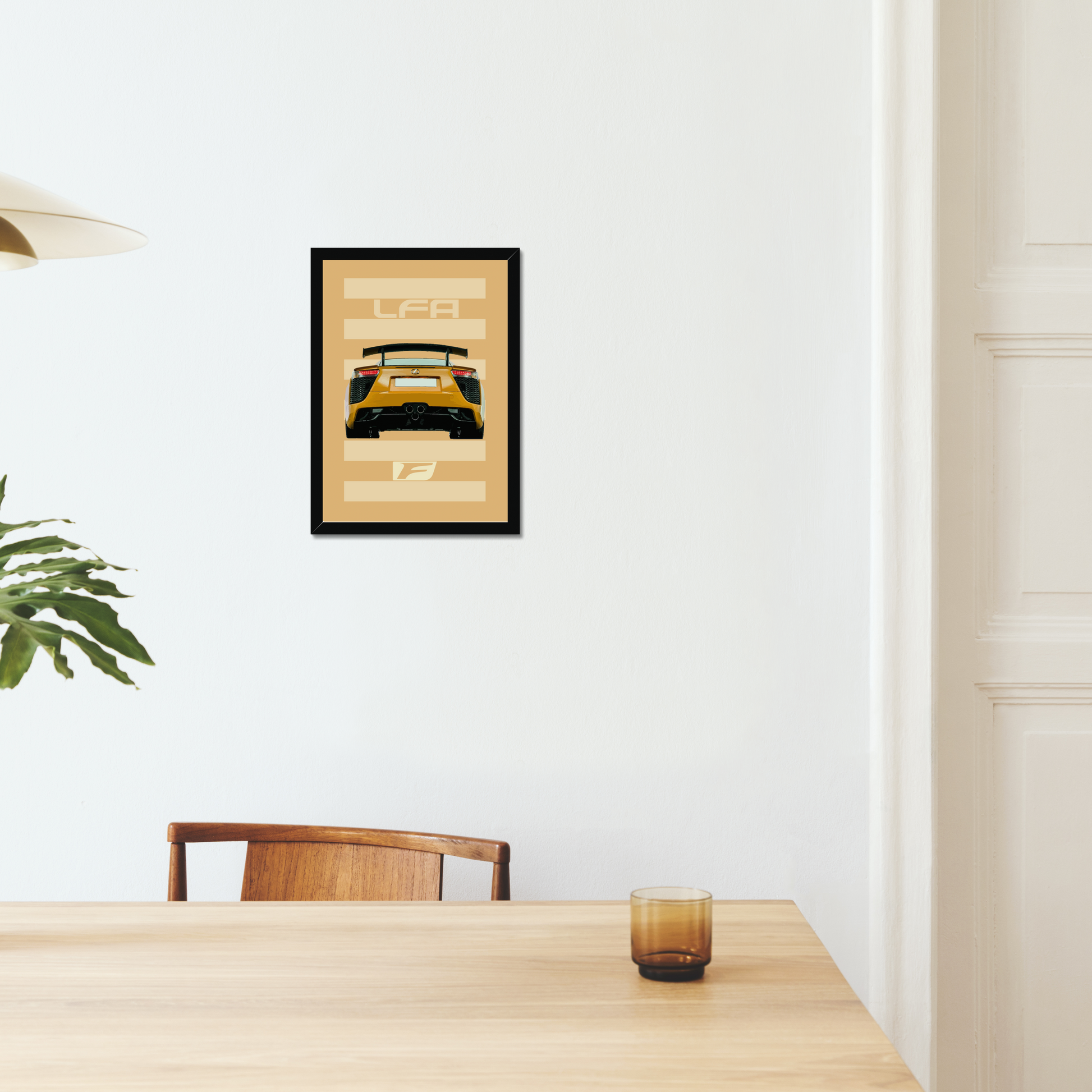 Lexus LFA supercar premium framed art print. Yamaha.