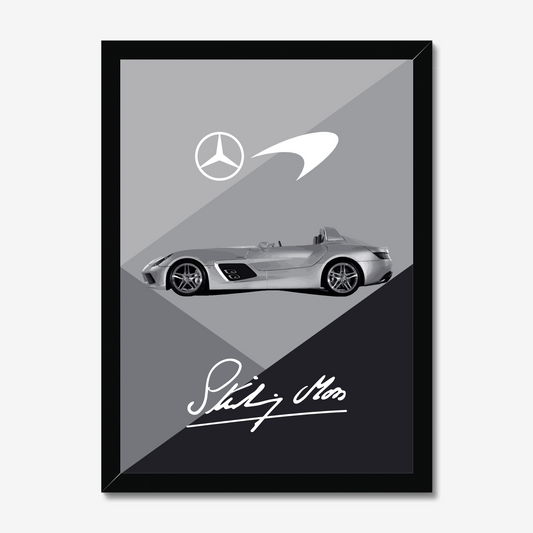 Mercedes-Benz SLR McLaren Stirling Moss premium framed art print.