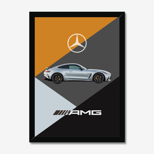 Mercedes-AMG GT premium framed wall art.