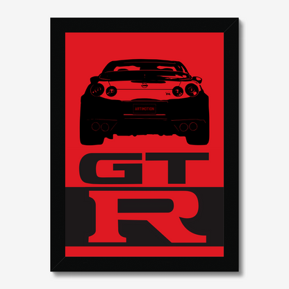 Nissan GTR R35. Nissan Nismo. Nissan GT-R Premium Framed Wall Art